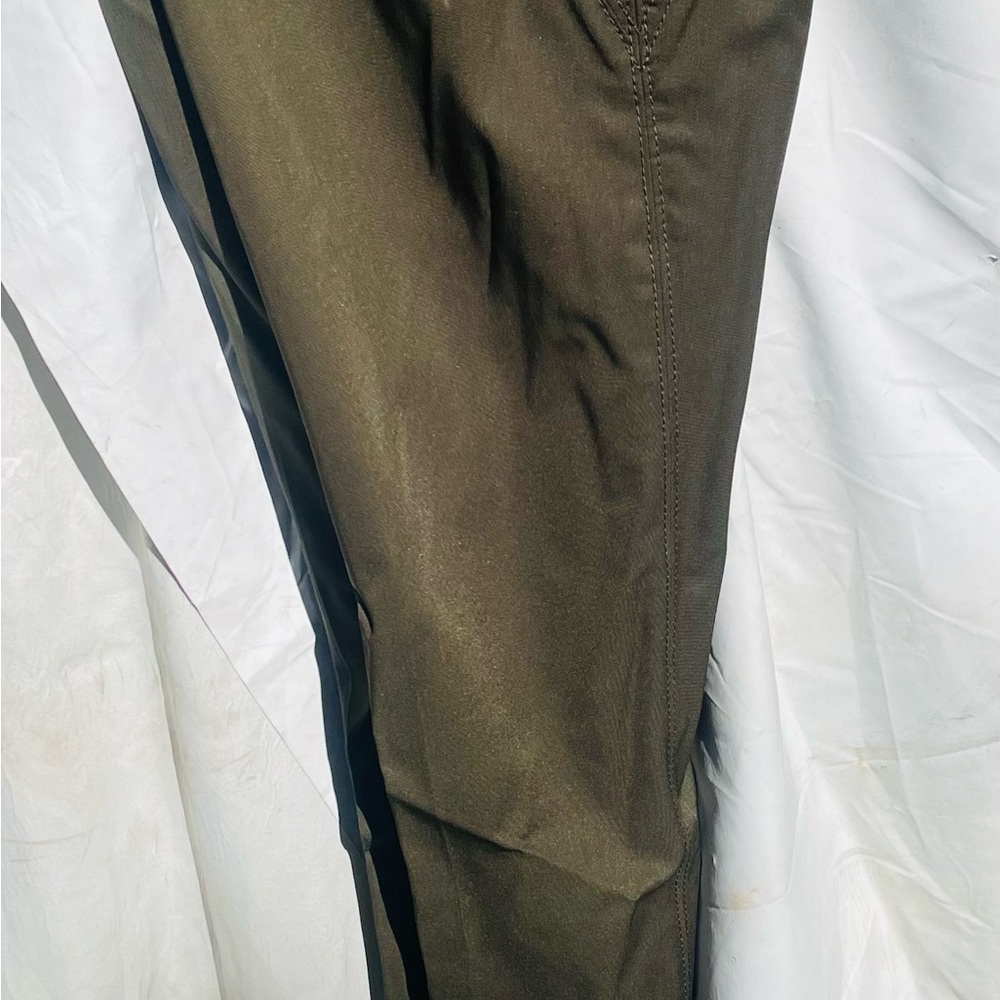 Size 8 olive color  spandex rayon